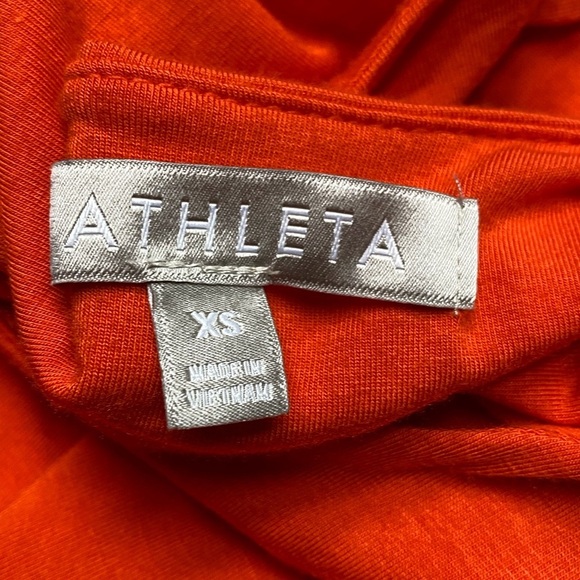NWOT Athleta La Palma Orange Dress - Picture 5 of 6